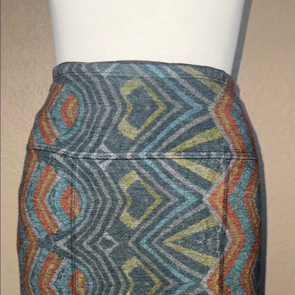 Nally & Millie Pattern Maxi A-Line Skirt - Picture 2 of 7